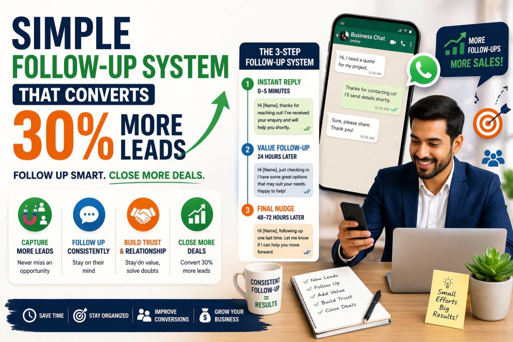 Simple Follow-Up System That Converts 30% More Leads
