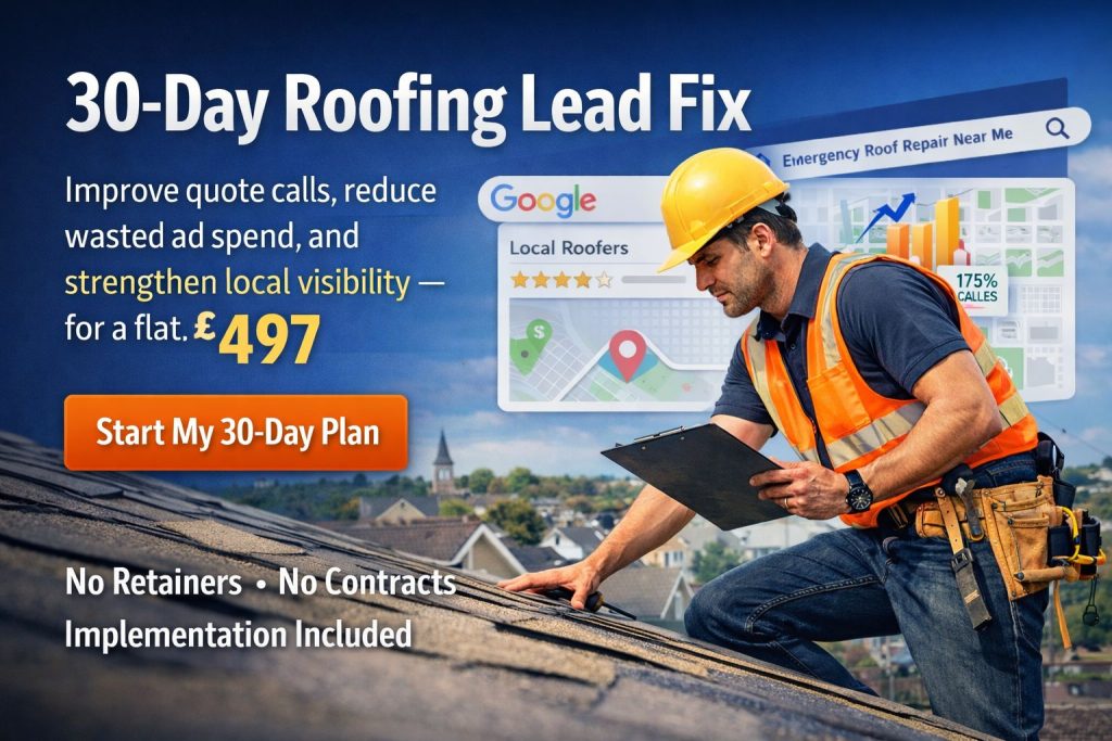 Lead Generation package UK roofers