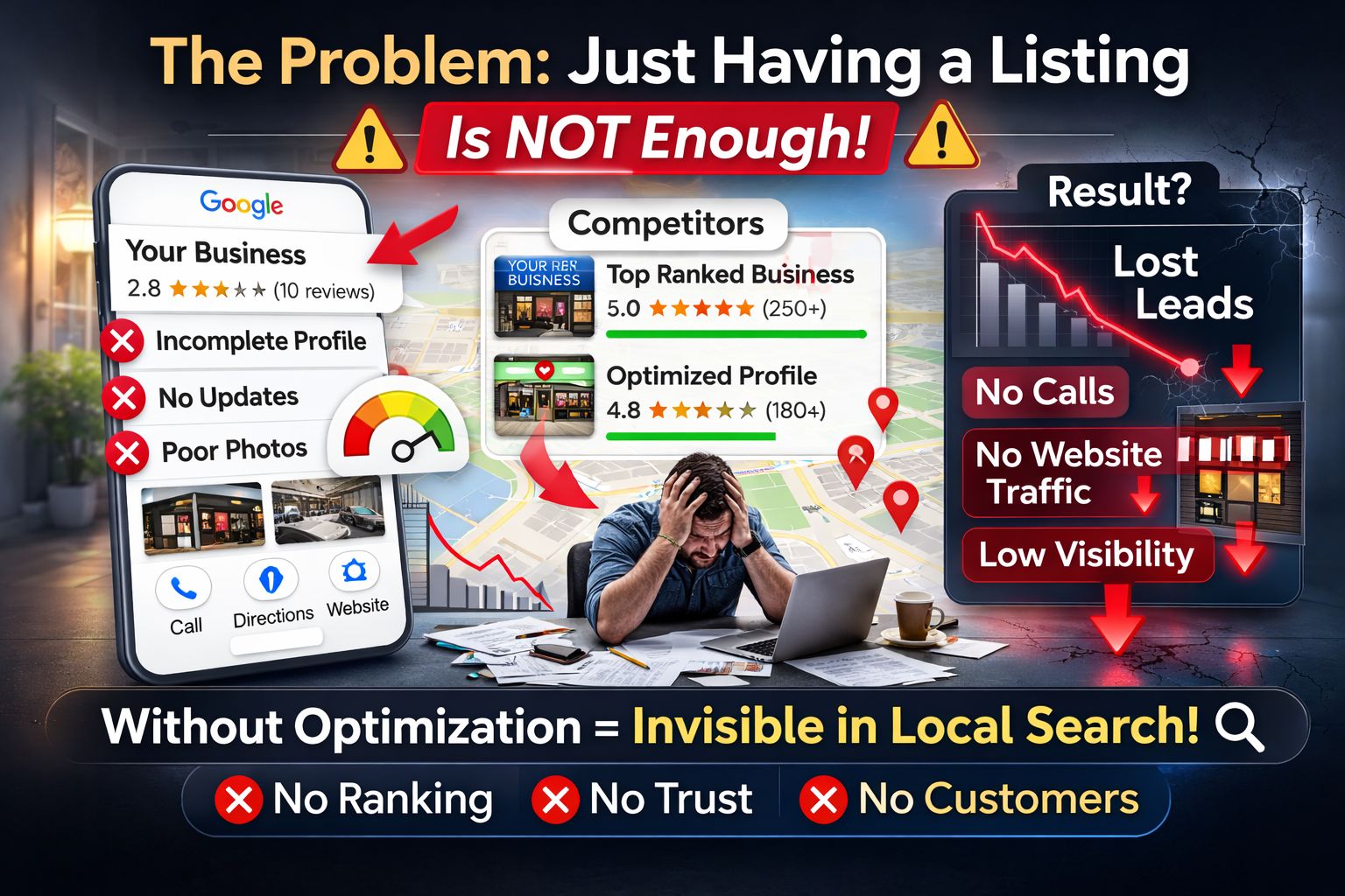 why my google maps not ranking