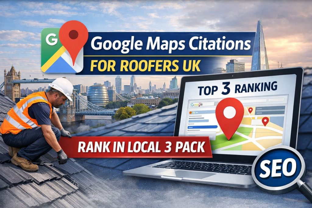 Google Maps Citations for Roofers UK 4 Google Maps Citations for Roofers UK
